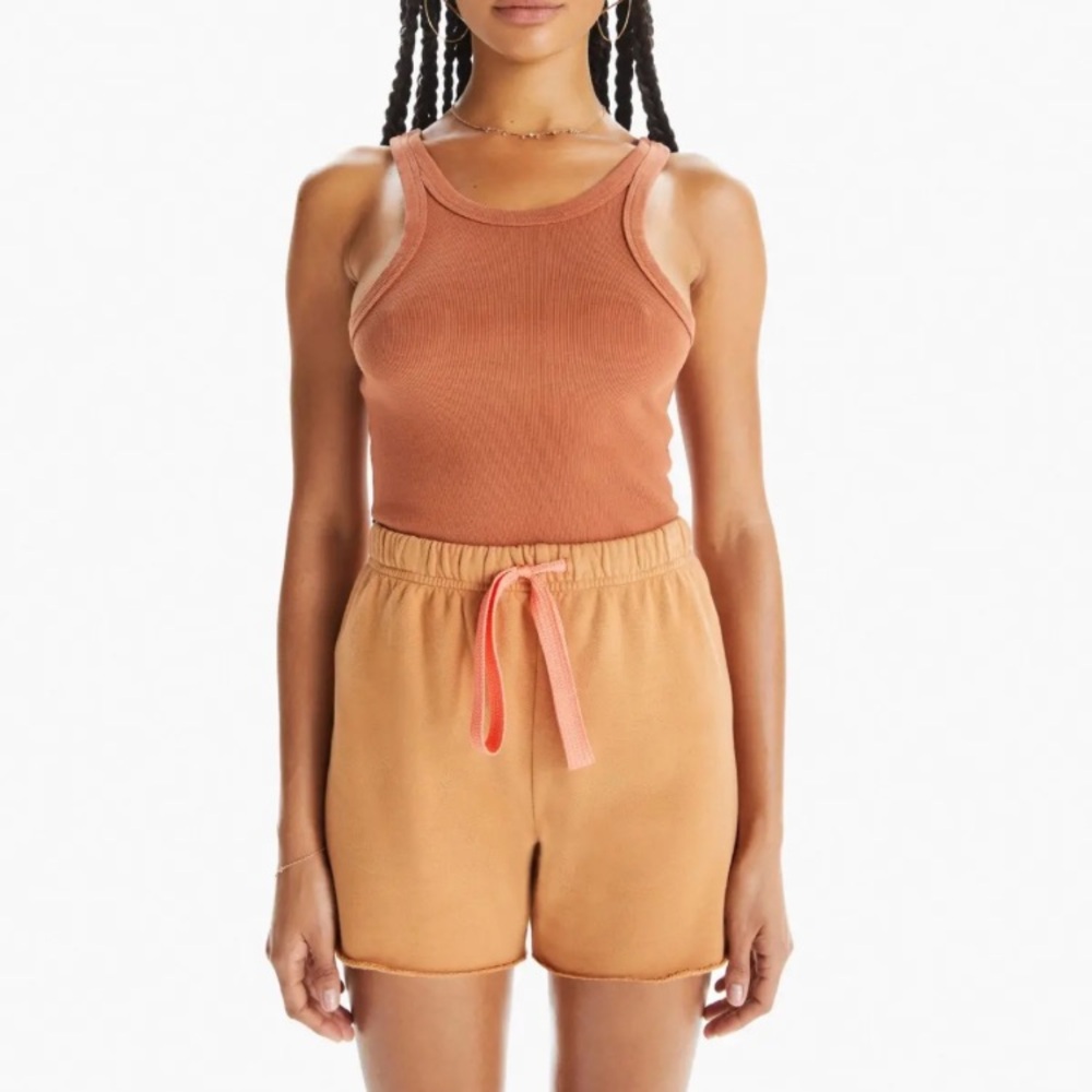 Mother Move It The Chin Ups Tank in Sunburn